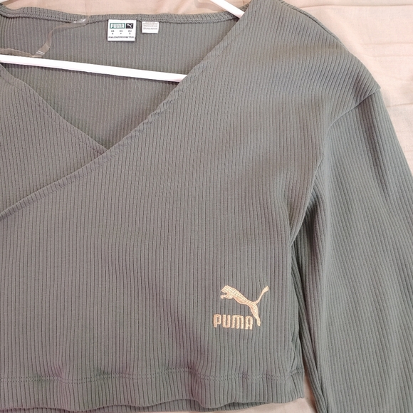 Puma cropped wrap top - Picture 3 of 3